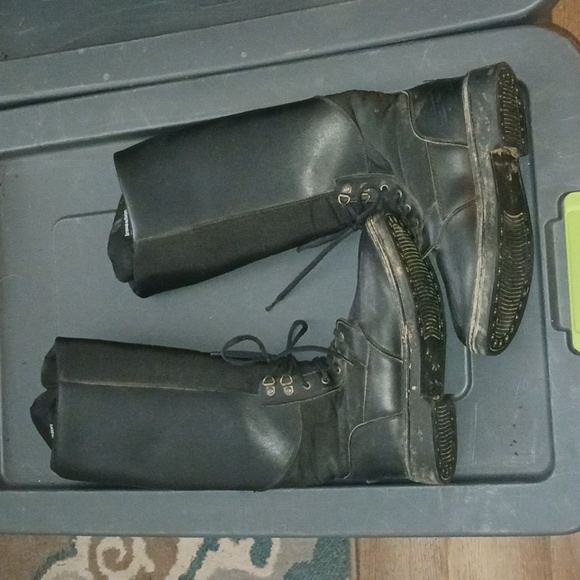 Tundra Winter Riding Boots Black Lace up Adjustable Calf Straps Size 39 - Picture 2 of 5